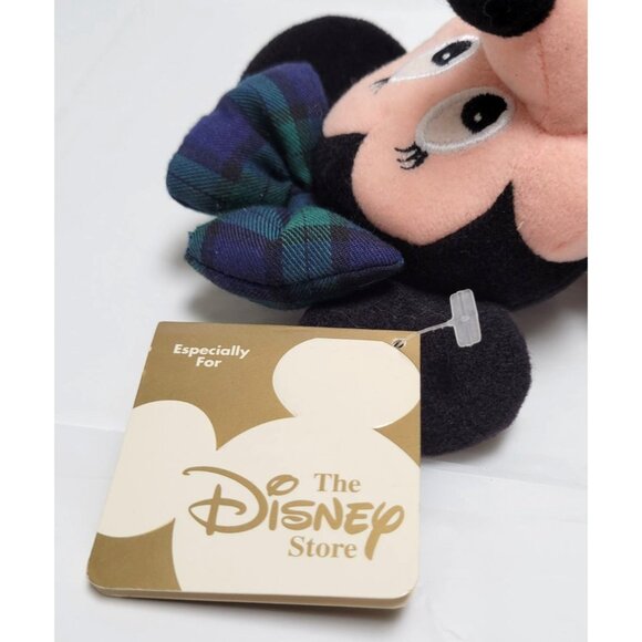 Vintage Disney Store Highland Minnie Mouse 9" Beanbag Plush Doll Tag NOS - Lot B - Picture 4 of 10